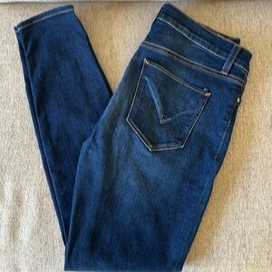 HUDSON Barbara Skinny Jeans 28 Dark Denim